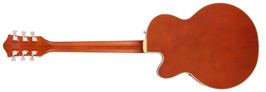 G6659T Players Edition Broadkaster Jr. Center Block Single-Cut with String-Thru Bigsby, Ebony Fingerboard - Roundup Orange