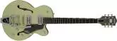 Gretsch Guitars - G6659T Players Edition Broadkaster Jr. Center Block Single-Cut with String-Thru Bigsby, Ebony Fingerboard - Two-Tone Smoke Green
