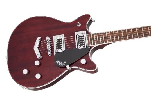 G5222 Electromatic Double Jet BT with V-Stoptail, Laurel Fingerboard - Walnut Stain