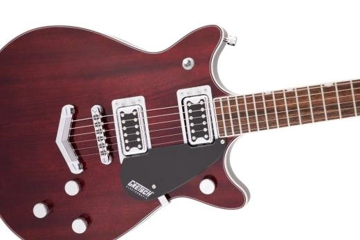 G5222 Electromatic Double Jet BT with V-Stoptail, Laurel Fingerboard - Walnut Stain