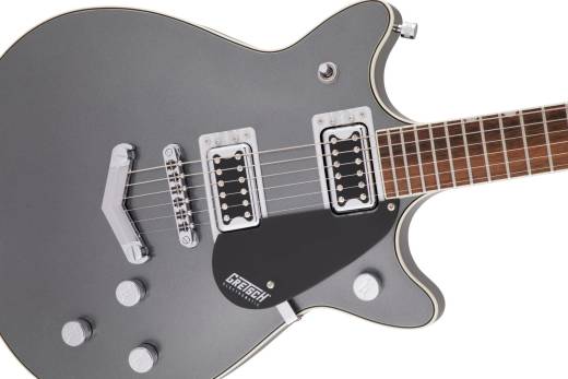 G5222 Electromatic Double Jet BT with V-Stoptail, Laurel Fingerboard - London Grey