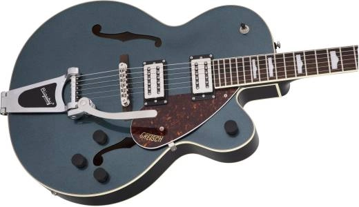 G2420T Streamliner Hollow Body with Bigsby, Broad\'Tron BT-2S Pickups, Laurel Fingerboard - Gunmetal