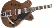G2622T Streamliner Center Block Double-Cut with Bigsby, Laurel Fingerboard, Broad\'Tron BT-2S Pickups - Imperial Stain