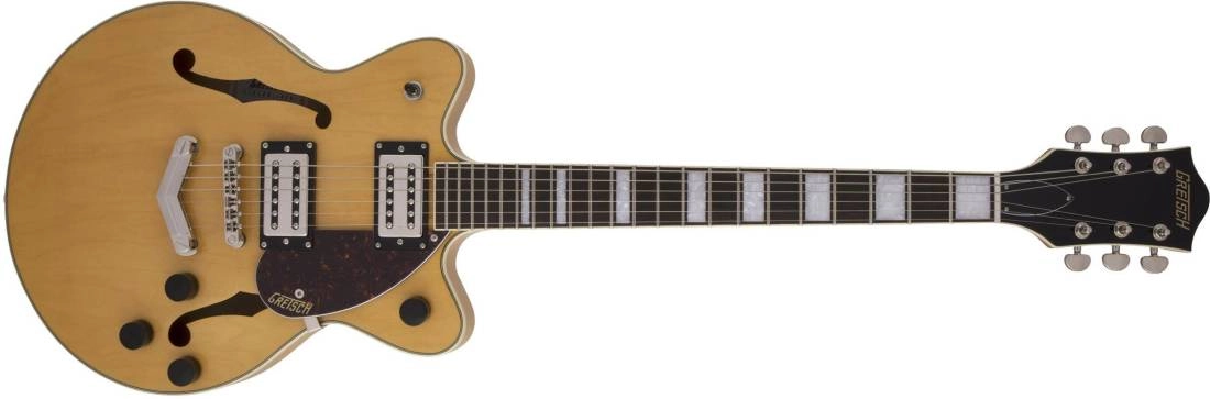 G2655 Streamliner Center Block Jr. with V-Stoptail, Broad\'Tron BT-2S Pickups, Laurel Fingerboard - Village Amber