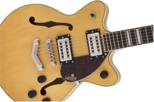 G2655 Streamliner Center Block Jr. with V-Stoptail, Broad\'Tron BT-2S Pickups, Laurel Fingerboard - Village Amber