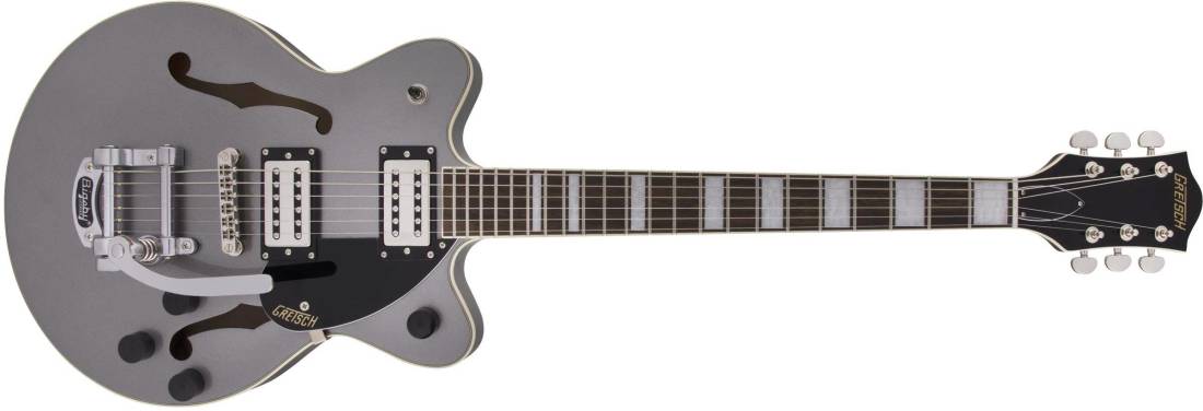 Gretsch Guitars G2655T Streamliner Center Block Jr. With Bigsby, Broad'Tron  BT-2S Pickups, Laurel Fingerboard Phantom Metallic Long McQuade