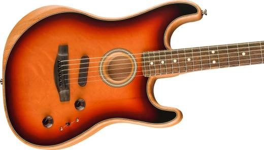 Acoustasonic Stratocaster, Ebony Fingerboard - 3-Tone Sunburst