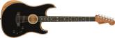 Fender - Acoustasonic Stratocaster, Ebony Fingerboard - Black