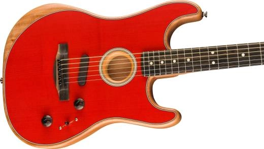 Acoustasonic Stratocaster, Ebony Fingerboard - Dakota Red