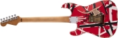 EVH Striped Series Frankie, Maple Fingerboard - Red/White/Black Relic