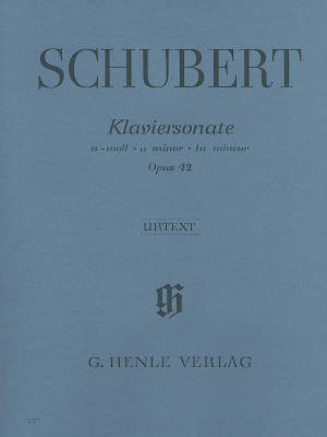 G. Henle Verlag - Piano Sonata a minor op. 42 D 845 - Schubert/Mies/Theopold - Piano - Sheet Music