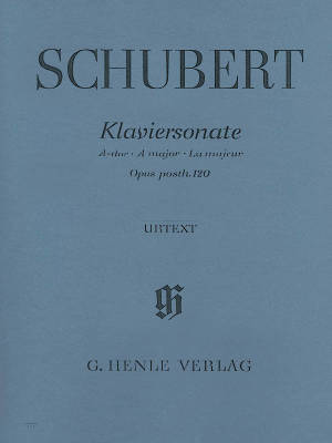 G. Henle Verlag - Piano Sonata A major, op. post. 120 D 664 - Schubert/Mies/Theopold - Piano - Sheet Music