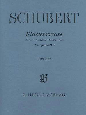 G. Henle Verlag - Piano Sonata A major, op. post. 120 D 664 - Schubert/Mies/Theopold - Piano - Sheet Music