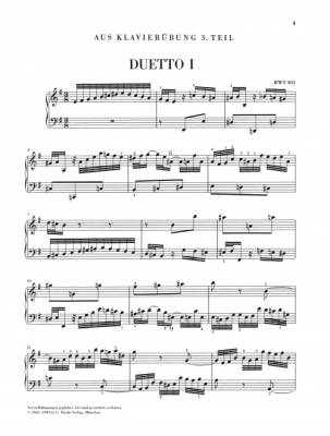 Four Duets BWV 802-805 - Bach/Steglich/Theopold - Piano - Book