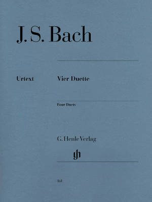 G. Henle Verlag - Four Duets BWV 802-805 - Bach/Steglich/Theopold - Piano - Book