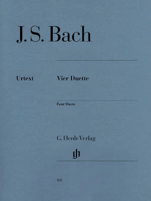 G. Henle Verlag - Four Duets BWV 802-805 - Bach/Steglich/Theopold - Piano - Book