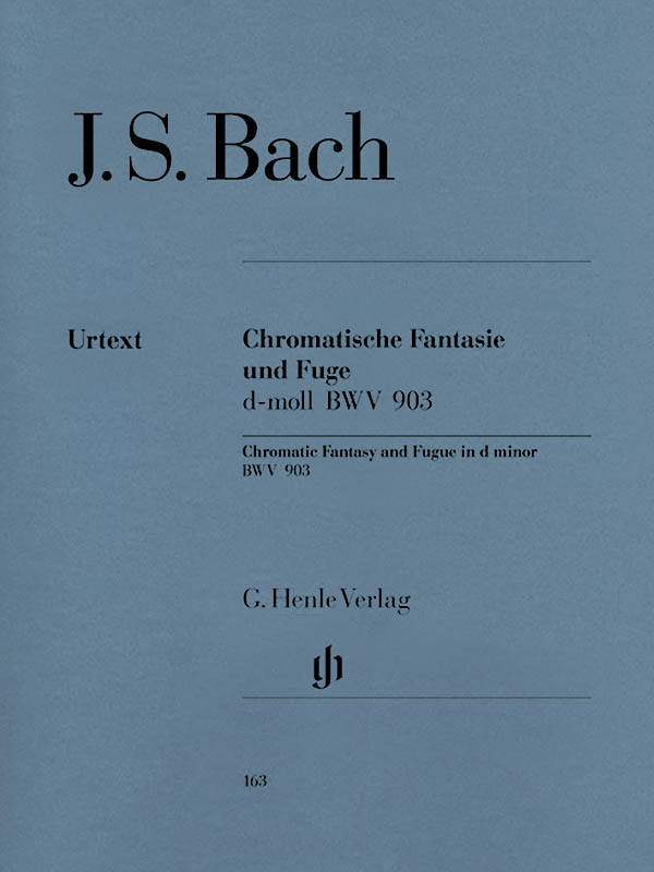 Chromatic Fantasy and Fugue d minor BWV 903 and 903a - Bach/Dadelsen/Ronnau - Piano - Book