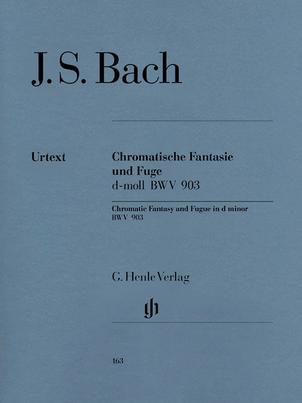 Chromatic Fantasy and Fugue d minor BWV 903 and 903a - Bach/Dadelsen/Ronnau - Piano - Book