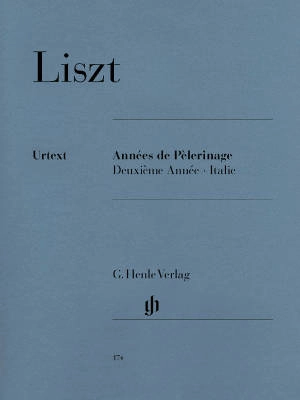 G. Henle Verlag - Annees de Pelerinage, Deuxieme Annee: Italie - Liszt /Herttrich /Theopold - Piano - Book