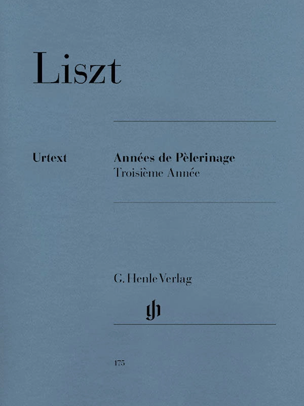 Annees de Pelerinage, Troisieme Annee - Liszt /Herttrich /Theopold - Piano - Book