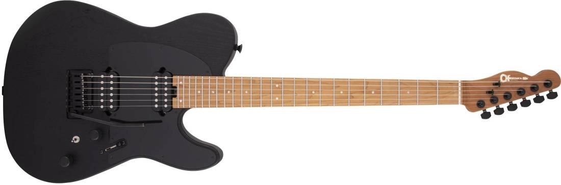 Pro-Mod So-Cal Style 2 24 HH 2PT CM Ash, Caramelized Maple Fingerboard - Black Ash