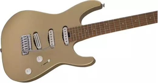 Pro-Mod DK22 SSS 2PT CM, Caramelized Maple Fingerboard - Pharaohs Gold