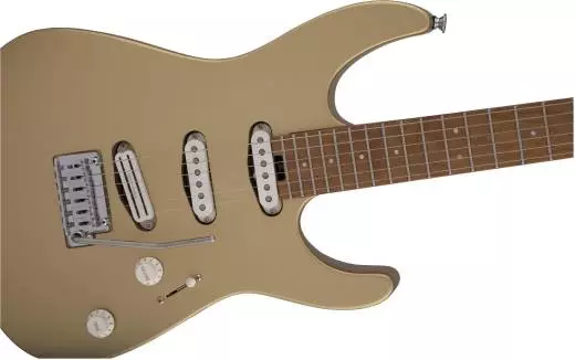 Pro-Mod DK22 SSS 2PT CM, Caramelized Maple Fingerboard - Pharaohs Gold
