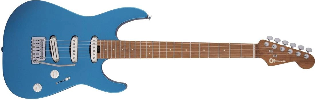 Pro-Mod DK22 SSS 2PT CM, Caramelized Maple Fingerboard - Electric Blue