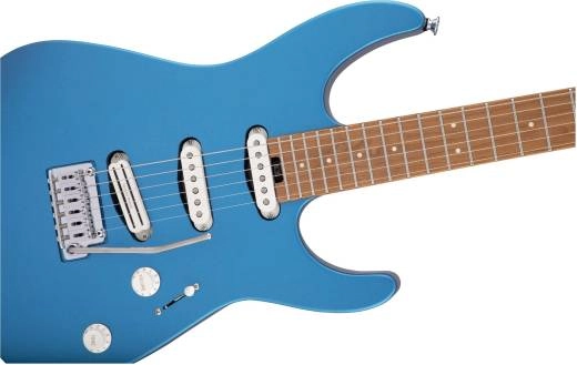 Pro-Mod DK22 SSS 2PT CM, Caramelized Maple Fingerboard - Electric Blue