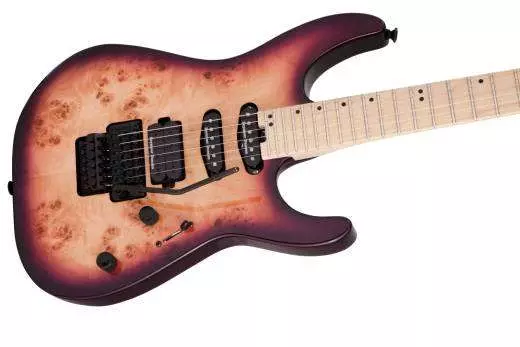 Pro-Mod DK24 HSS FR M Peuplier, Touche érable - Purple Sunset