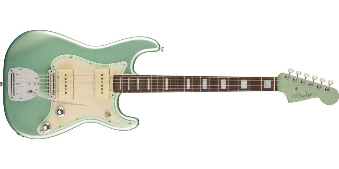 Parallel Universe Vol. II Jazz Strat with Rosewood Fingerboard - Mystic Surf Green