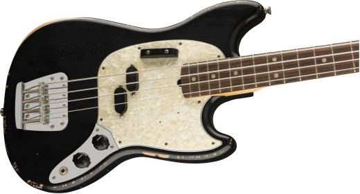 JMJ Signature Mustang Bass with Rosewood Fingerboard - Black
