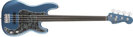 Fender - Tony Franklin Signature Fretless Precision Bass - Lake Placid Blue