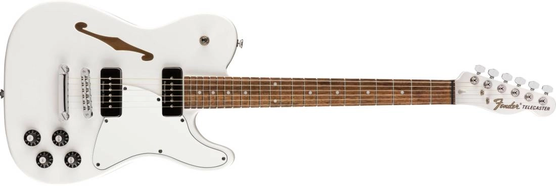 Jim Adkins Signature JA-90 Thinline Telecaster with Laurel Fingerboard - White