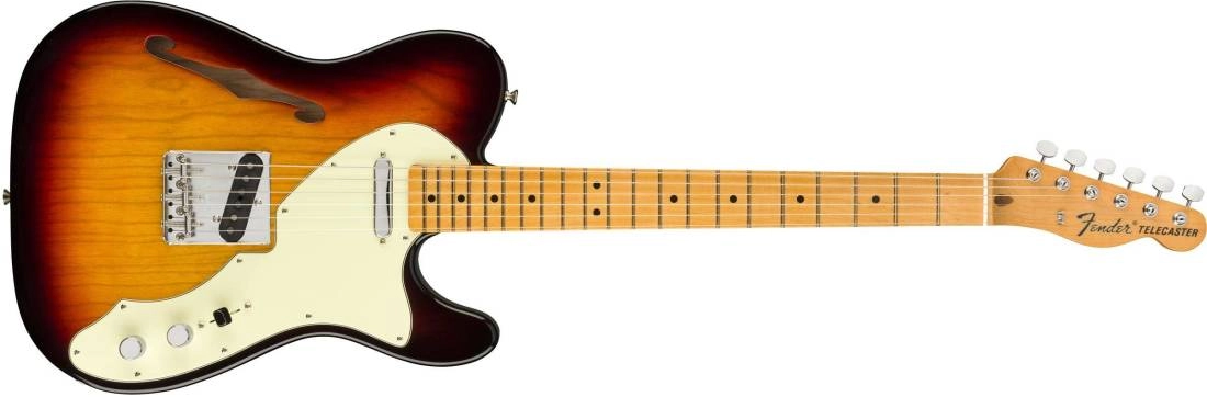 American Original \'60s Telecaster Thinline with Maple Fingerboard - 3 Colour Sunburst