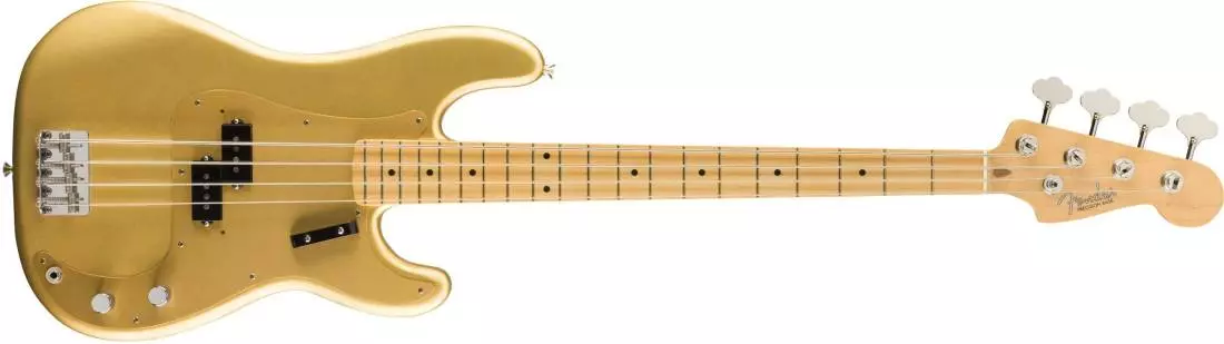 Basse Precision American Original \'50s avec touche en érable - Aztec Gold
