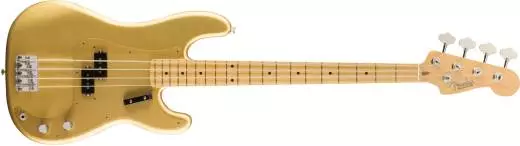 Basse Precision American Original \'50s avec touche en rable - Aztec Gold