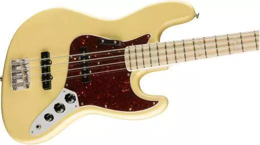 American Original \'60s Jazz Bass with Maple Fingerboard - Vintage White