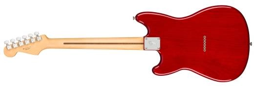 Guitare électrique Duo Sonic HS de la série Player avec touche en érable - Crimson Red Transparent