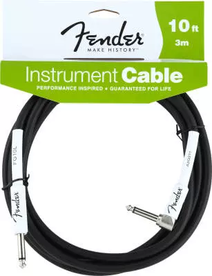 Fender 10\'  Right Angle Patch Cable