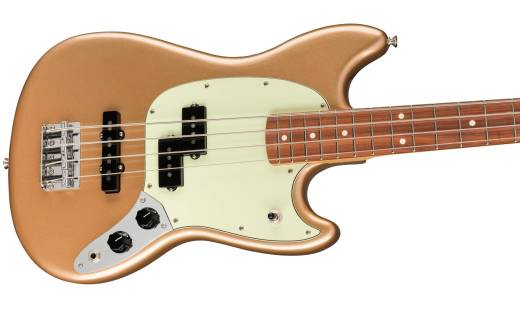 Player Series Mustang Bass PJ with Pau Ferro Fingerboard - Firemist Gold
