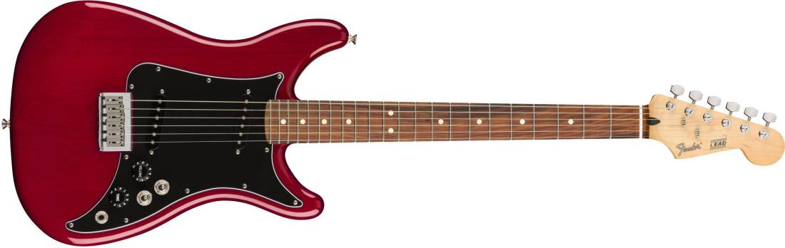 Player Series Lead II Electric Guitar with Pau Ferro Fingerboard - Crimson Red Transparent