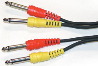 Link Audio Dual 1/4 to 1/4 Cable - 10 foot