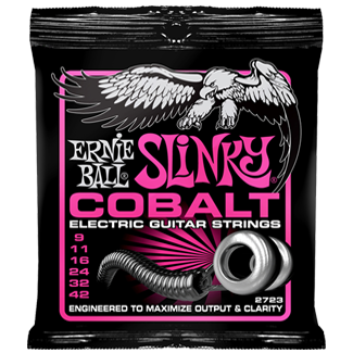 Ernie Ball - Cobalt Slinky Electric Guitar Strings - Super - 9-42