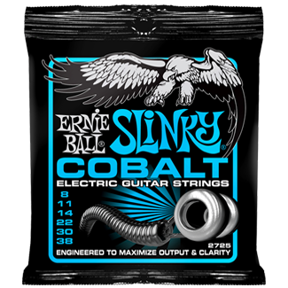 Ernie Ball - Cordes de guitare lectrique Cobalt Extra Slinky 8-38