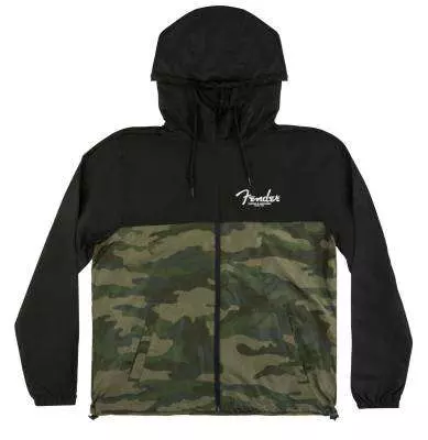 Camo & Black Windbreaker - XXL