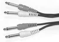 Link Audio - Link Audio Dual 1/4 to 1/4 Cable - 20 foot