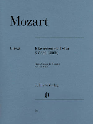 G. Henle Verlag - Sonate pour piano en fa majeur K. 332 (300k) - Mozart /Herttrich /Theopold - Piano - Partitions