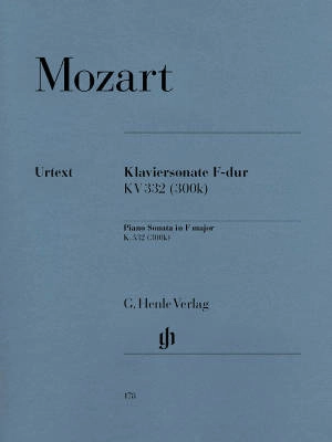 G. Henle Verlag - Piano Sonata F major K. 332 (300k) - Mozart /Herttrich /Theopold - Piano - Sheet Music