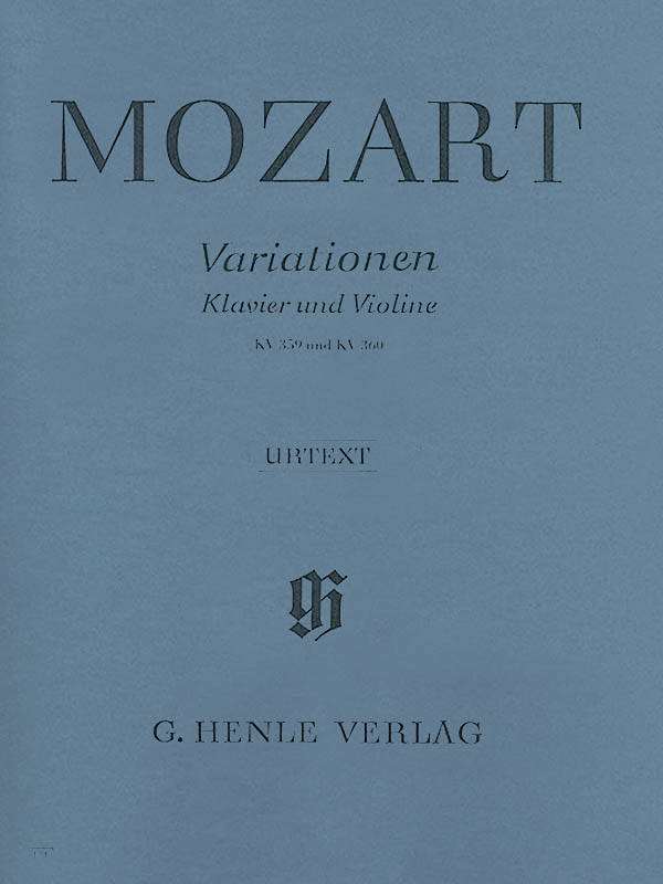 Variations for Piano and Violin - Mozart/Schmid/Rohrig - Violin/Piano - Book
